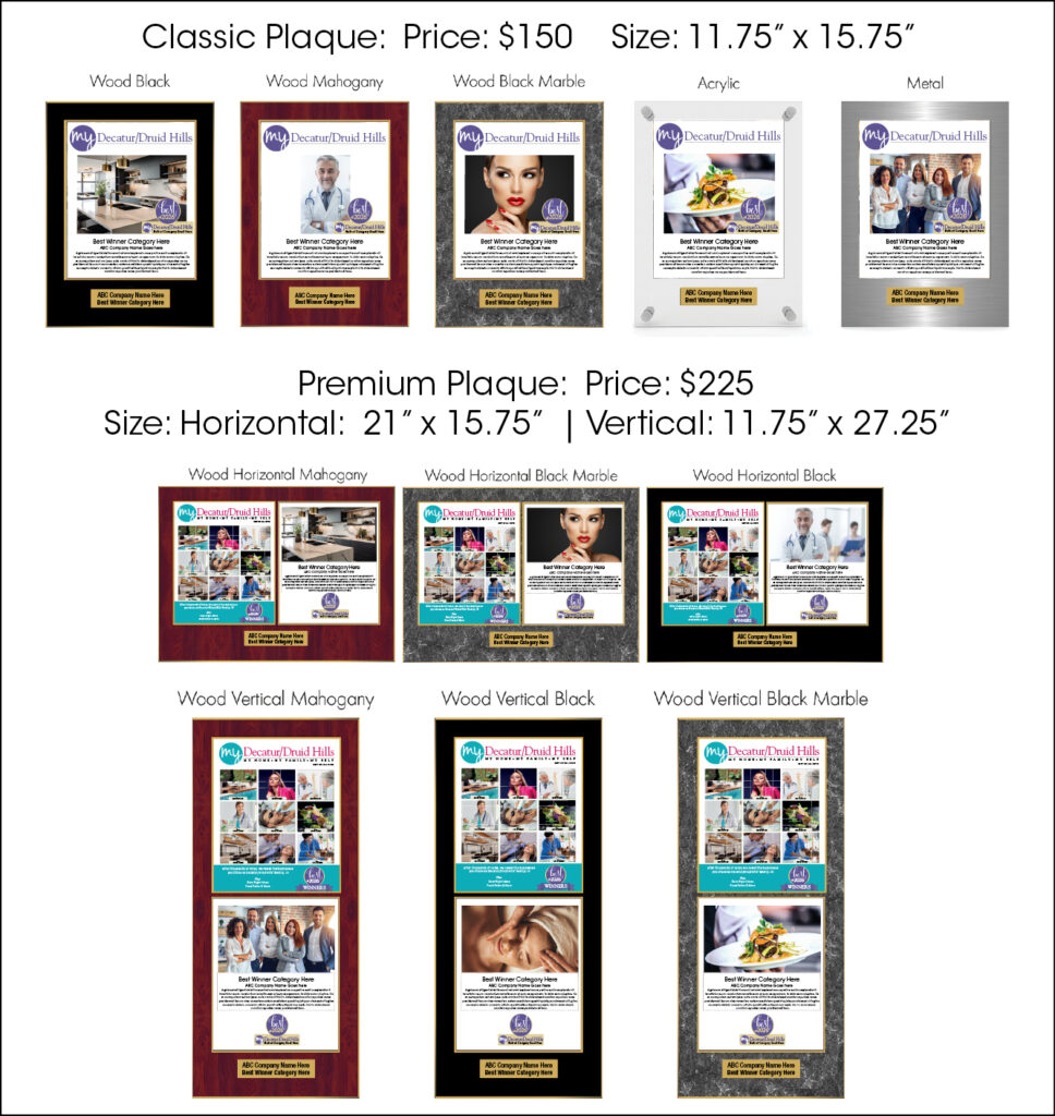 Best of plaque options